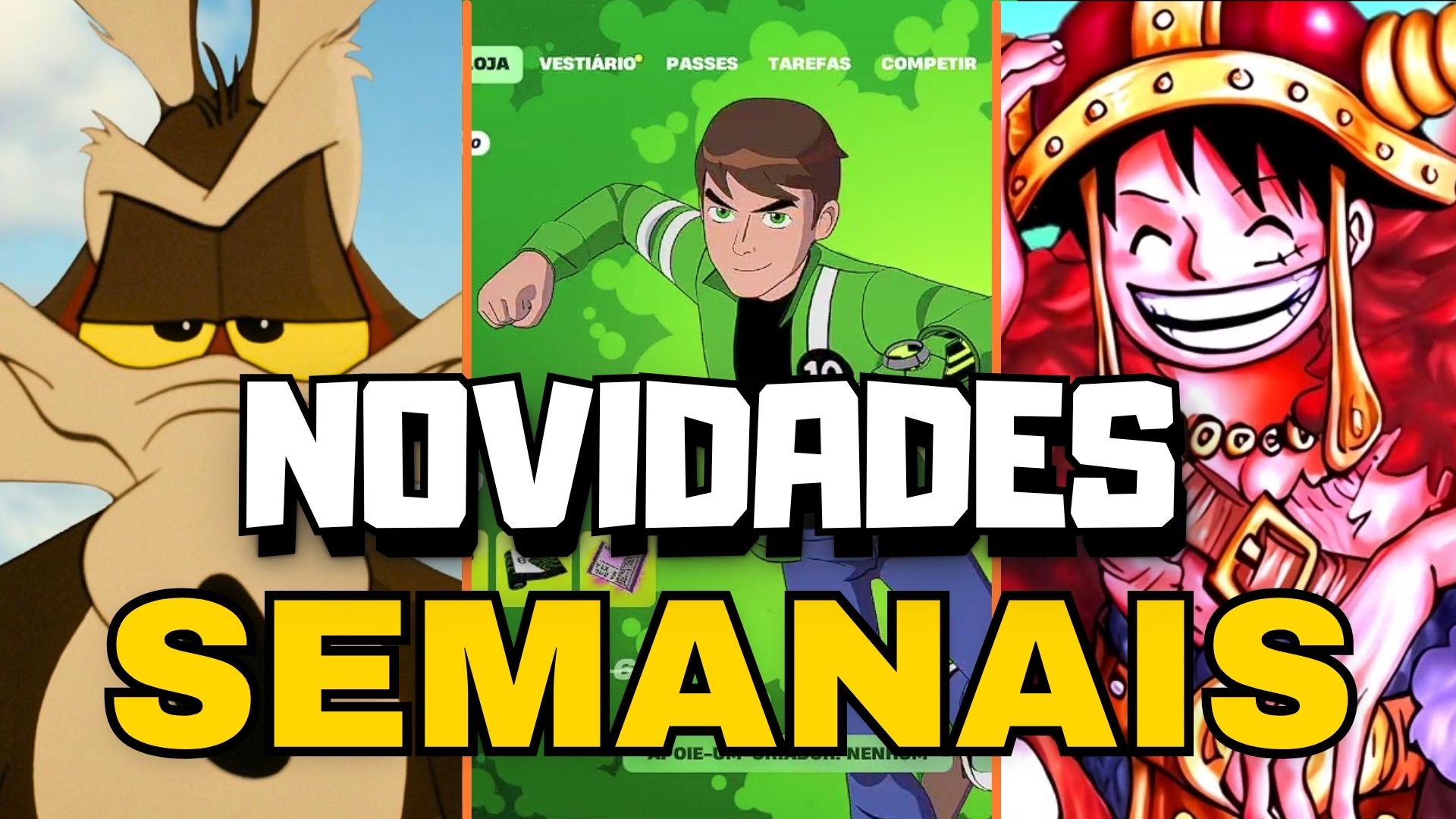 FORTNITE X BEN 10, NOVOS EPISÓDIOS DE ANIME, DUBLAGENS E MUITO MAIS—NOTÍCIAS DA SEMANA NERD — EDIÇÃO #2